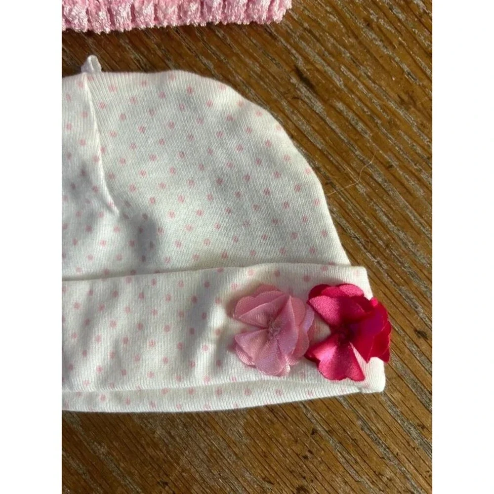 Baby girl hat and bunting bundle